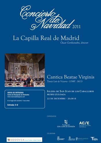 Tomás Luis de Victoria. Concierto de Navidad